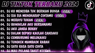 DJ VIRAL TIKTOK 2024 || KU MENCOBA TUK BERIKAN BUNGA || JEDAG JEDUG FULL BASS TERBARU