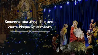 Божественна літургія в день свята Різдва Христового