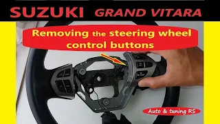 Suzuki Grand Vitara / Removing the Steering Wheel  Airbag and Control Buttons