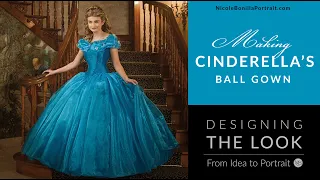DIY Disney Cinderella 2015 Live Action How to Make Blue Ball Gown