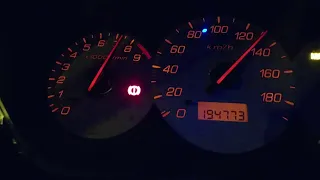 Civic EG K20 swap, Acceleration 0-200km/h