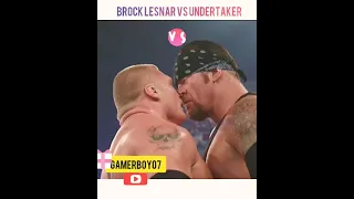 THE #UNDERTAKER vs #BROCKLESNAR ✪ #shorts Great Match Video #whatsappstatus #wwe