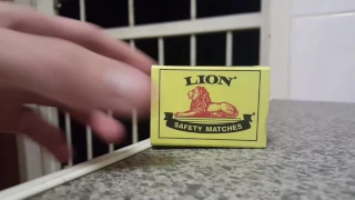 Matchbox hack, flaming flying matches