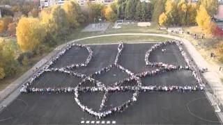 Вінницькі студенти створили найбільший в Україні "живий" герб