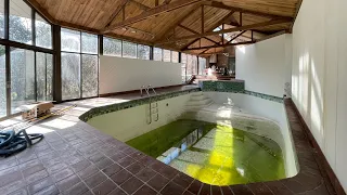 Exploring An ABANDONED $5,300,000 1990’s Dream Mansion With Indoor Pool  **WHERE DID THEY GO??**