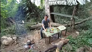 Survival Instinct, Living Alone In The Wilderness, I Have Chair And Table For Drinking Water (ep 10)