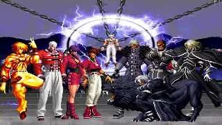 [KOF Mugen] Orochi Team vs NESTS Team