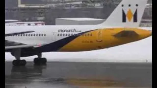 Monarch Boeing 757-200 at Innsbruck Airport