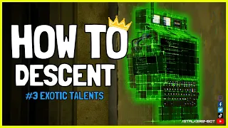 DESCENT EXOTIC TALENTS GUIDE (The Division 2)