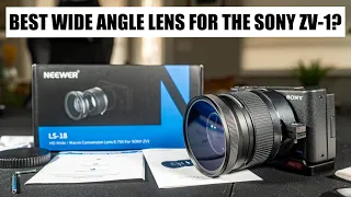 Make Your Sony ZV-1 Lens Wider With The Neewer LS-18 (add ND filters too)