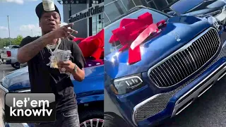 PRE Artist Kenny Muney Just Bought A Blue Maybach & Several PRE Chains In Celebration Of His Album🔥