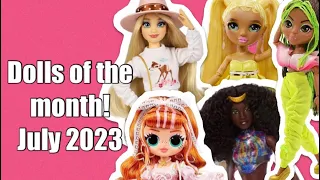 Dolls I got in July 2023 | Favorites DOLL RECAP (Rainbow High, The Little Mermaid, LOL Surprise OMG)