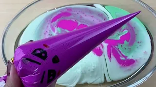 Making Glossy Slime With Funny Piping Bags - Satisfying Slime Video, ASMR Slime #satisfyingvideo