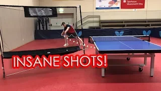 Amazing Table Tennis Trick Shots!