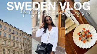 A SWEDISH SPEAKING VLOG - With English Subtitles | Morning Routine, Workouts, Healthy Recipes