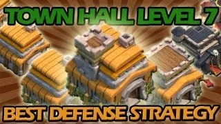 BEST Town Hall Level 7 Defense Strategy for Clash of Clans +  Awesome Raiding Strategy!