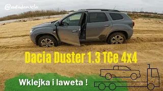 Dacia Duster 1.3 TCe 4x4 | Pierwszy wyjazd w teren - wklejka i laweta