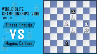 Firouzja vs Carlsen | World Blitz Championship (2019)