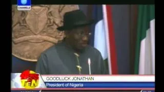 Jonathan inaugurates committee to raise funds for flood disaster