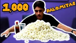 🍿RETO 1,000 Palomitas🍿||🍍Pluma23