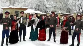 Казачьи песни. Как за Доном за рекой... Анс. Благовестъ.