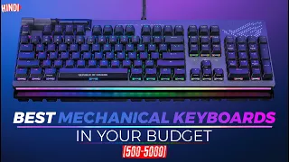 TOP 9 Best Mechanical Keyboards under 5000rs | Best Mechanical Keyboards for Gaming | [2023 HINDI]