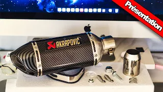 AKRAPOVIC le pot de chez Aliéxpress À 29 €