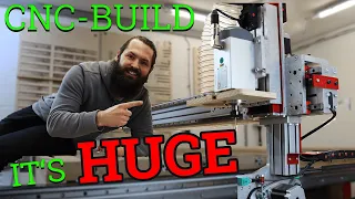 I built a HUGE CNC ROUTER for woodworking || CNC build kit 4x8 (1.25 by 2.5m)