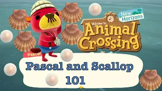 Pascal and  Scallop 101 in Animal Crossing New Horizons