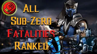 All 27 Sub-Zero Finishers Ranked! | Mortal Kombat Discussion