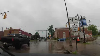 Driving along Lake Erie from Erie, Pennsylvania to Cleveland, Ohio (timelapse)