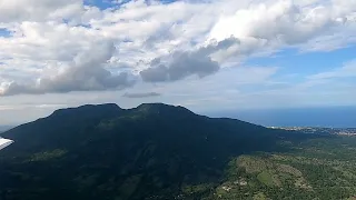 Approach and landing in Puerto Plata