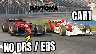 Can a CART Beat a CURRENT F1 at Daytona ? The Rematch