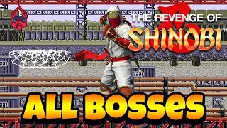 Revenge of Shinobi - All Bosses (Genesis)