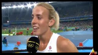 Lynsey Sharp Interview After Race With Caster Semenya - 2016