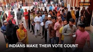 Inclusive Democracy: Indians of All Backgrounds Exercise Right to Vote || 2 PM || DD India Newshour