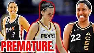 WOKE Caitlin Clark HATERS Take PREMATURE VICTORY LAPS after WNBA Debut! Fever BLOWN OUT!