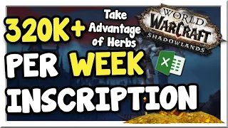 Make 327k+ Per Week Using Inscription Right Now! | Shadowlands | WoW Gold Making Guide