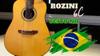 IMPRESSIONADO COM O TIMBRE DESSE VIOLAO! Conheça o rozini 6s