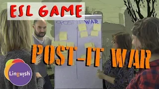 Linguish ESL Games // Post-it War // LT132