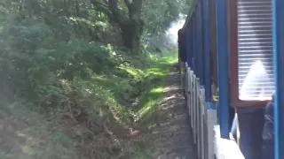 Ravenglass & Eskdale Railway: Onboard in front of the Train is The R&ER's No.10 'Northern Rock'.