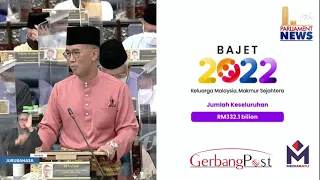 Pembentangan Budget 2022 Oleh Menteri Kewangan Malaysia