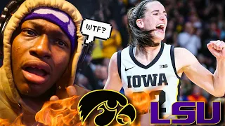 Caitlin Clark Plays like CURRY! Iowa vs. LSU - Elite Eight NCAA tournament