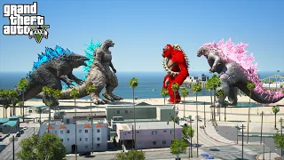Godzilla, ScarKing vs Godzilla Prime, Godzilla Minus One - The New Empire ( GTA 5 Mods )