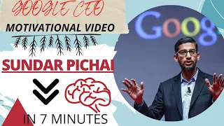 RECAP :- GOOGLE CEO Sundar Pichai Motivational Speech | Pichai Speech on Technology Development
