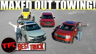 I MAX OUT The Maverick, Santa Cruz & Ridgeline, But Which One Wins The World's Toughest Towing Test?