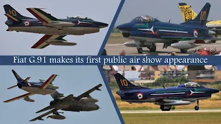 Fiat G.91 makes its first public air show appearance