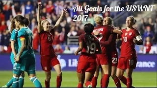 All Goals Scored by the USWNT in 2017 ● All Competitions ● US Women's National Team