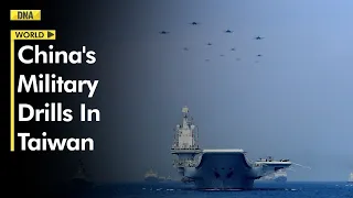 China begins military drills in Taiwan Strait, over 40 planes cross sensitive median line