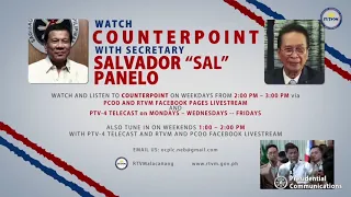 Counterpoint by Secretary Salvador Panelo 6/12/2021